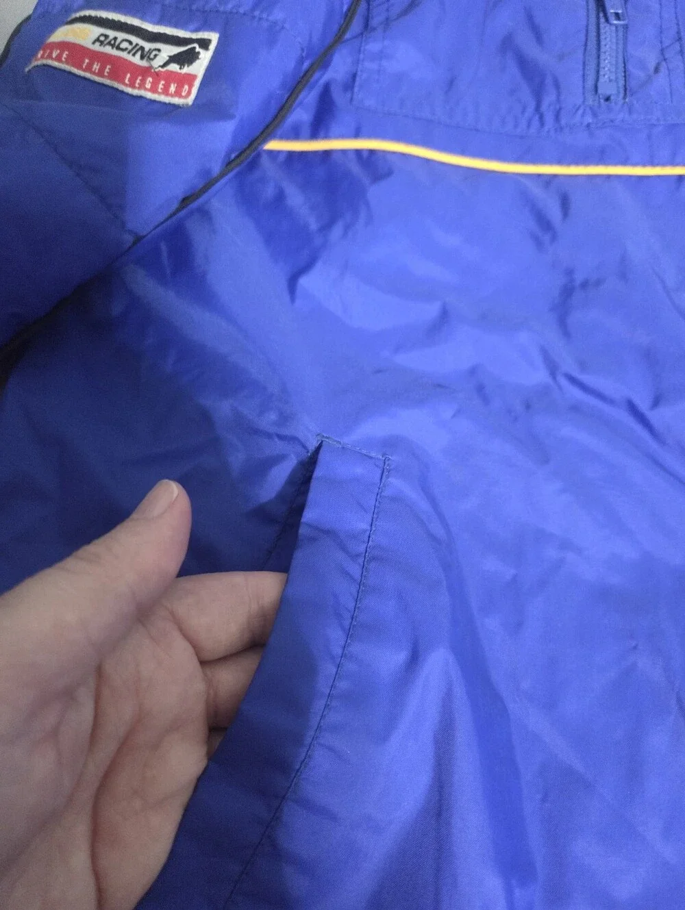 S.ROTHSCHILD Vtg Racing Rain Jacket , Size: M(10-12)